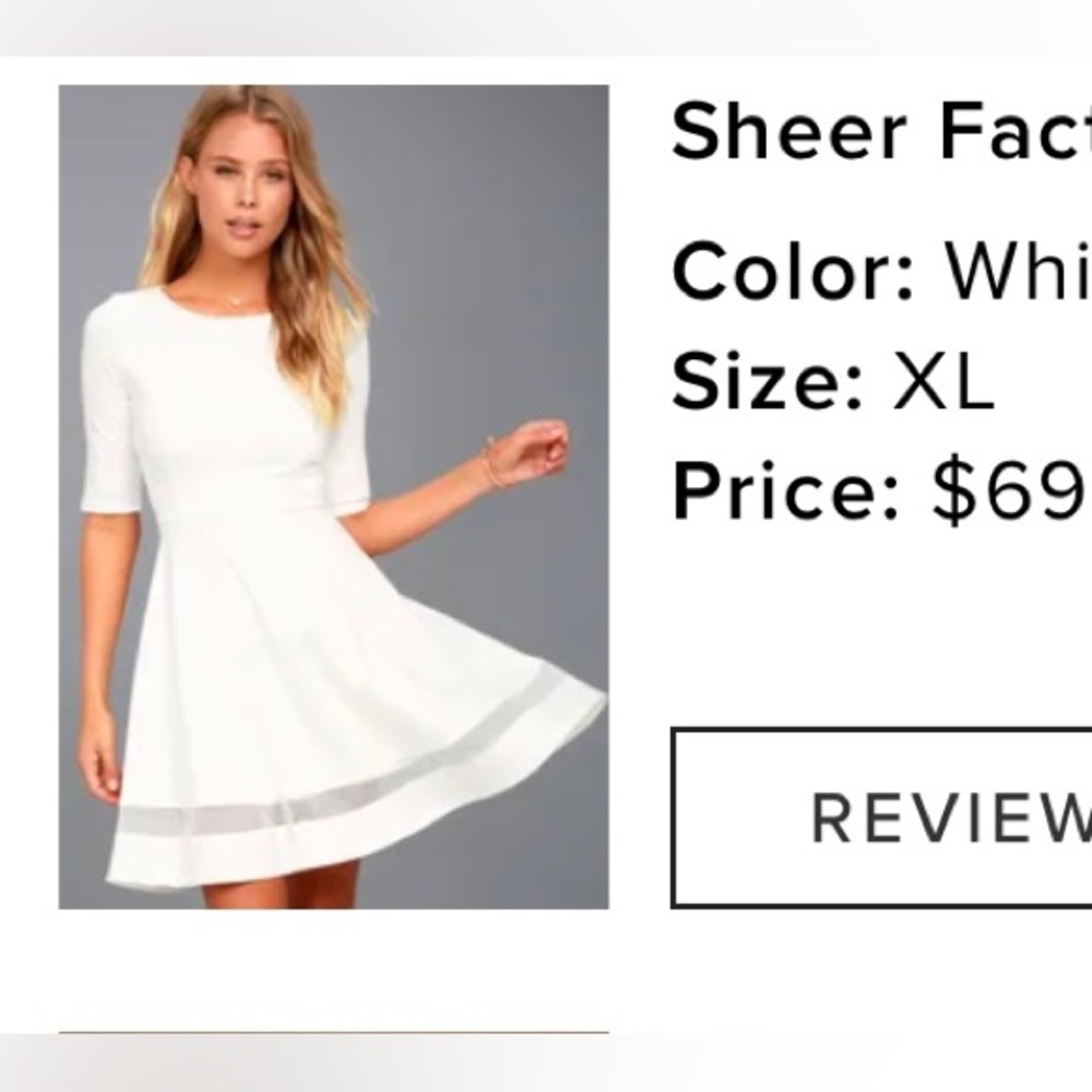 Worn once for my rehearsal dinner